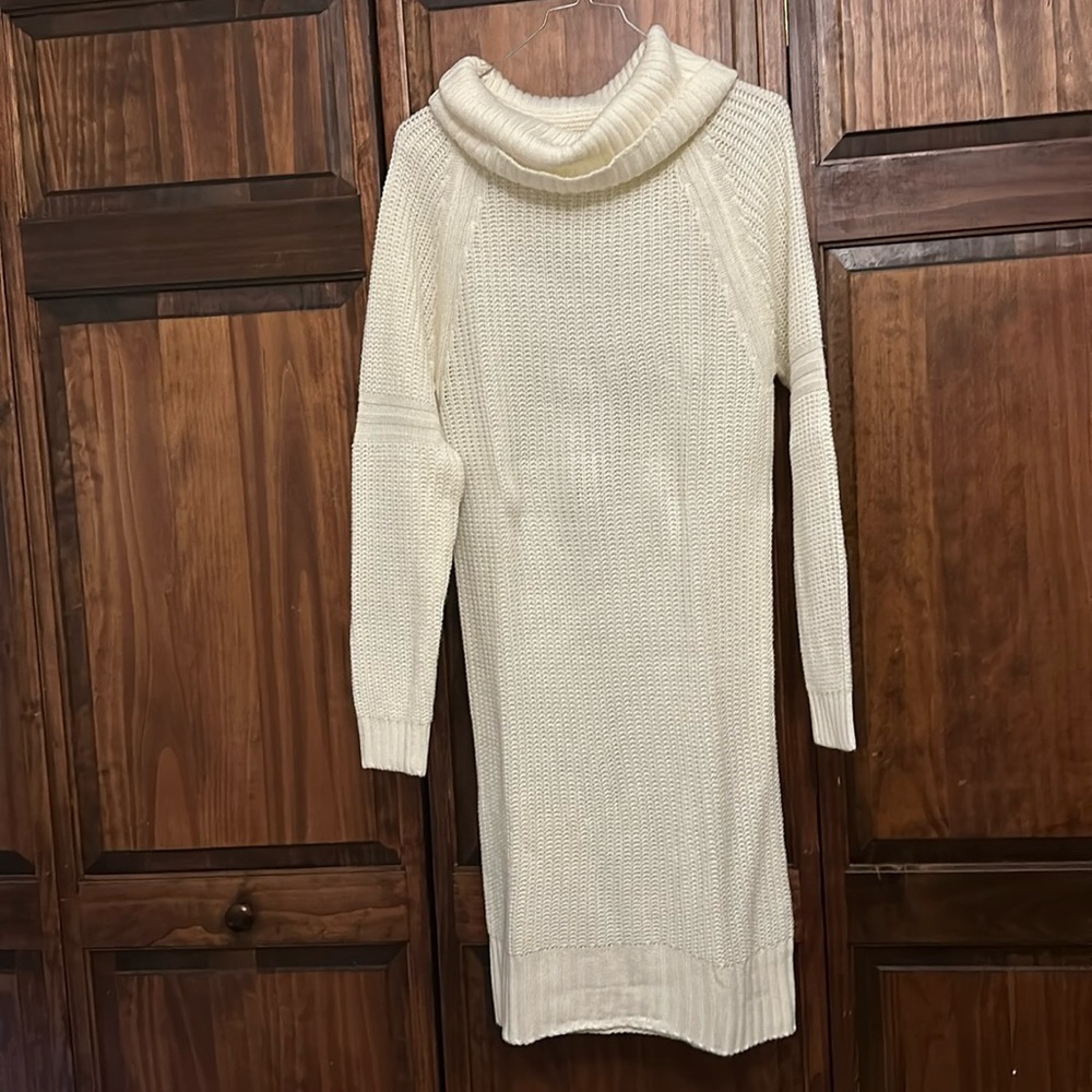 White sweater dress, Fashion Nova, Size 1X